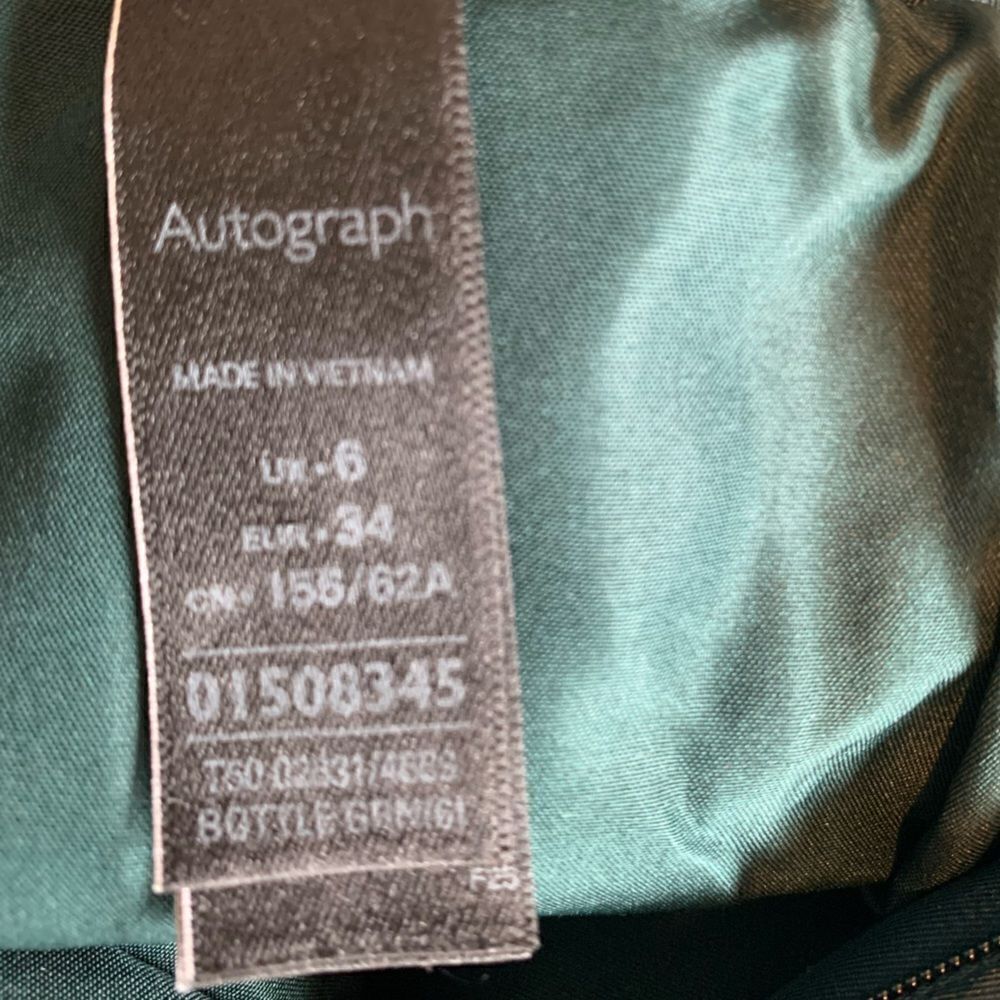 Autograph emerald green skirt size 6uk - Picture 5 of 7